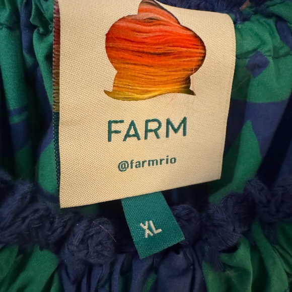 Farm Rio Blue Pineapple Dress Size XL - Picture 4 of 5